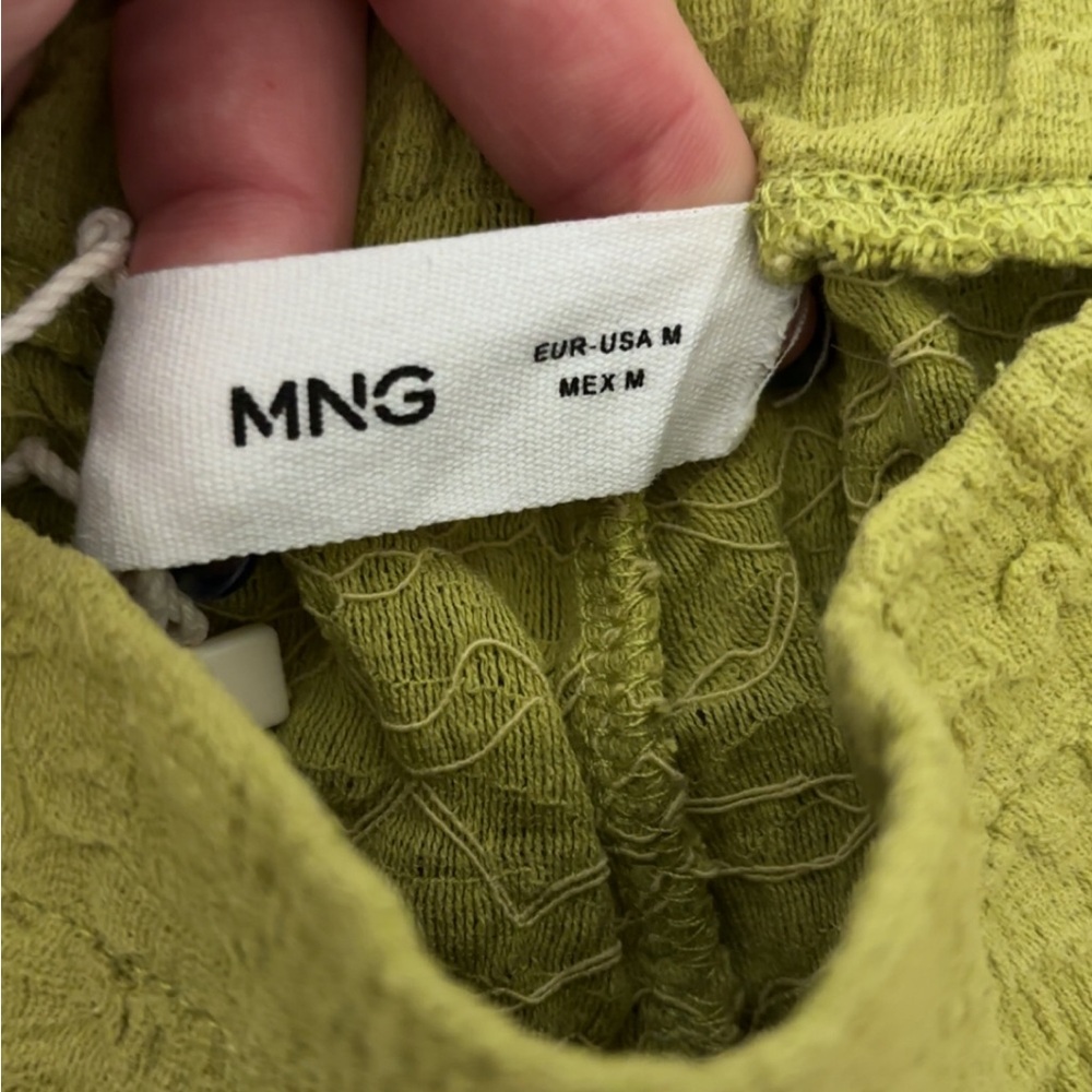 MANGO Women’s Flare Green Pants - Picture 6 of 8
